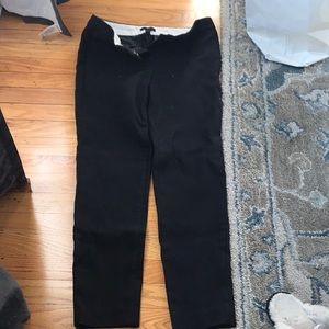 J crew size 4 skinny work trouser in black